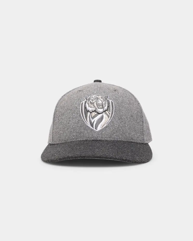 New Era Richmond Tigers 'Melton Wool Cap' Afl '22 59Fifty Low Profile Fitted Dark Grey 1