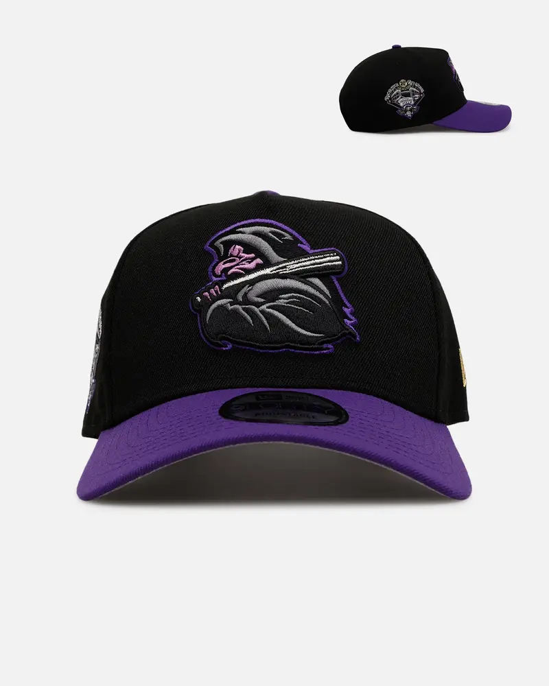 New Era Rochester Red Wings 'Wrestlepack' 9Forty A-Frame Snapback Black/Purple 1
