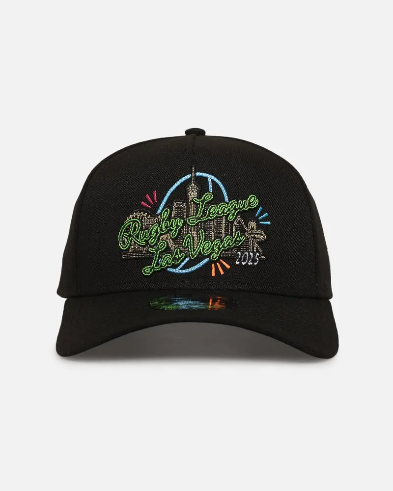 New Era Rugby League '2025 Nrl Vegas Round' 9Forty A-Frame Snapback Black 1