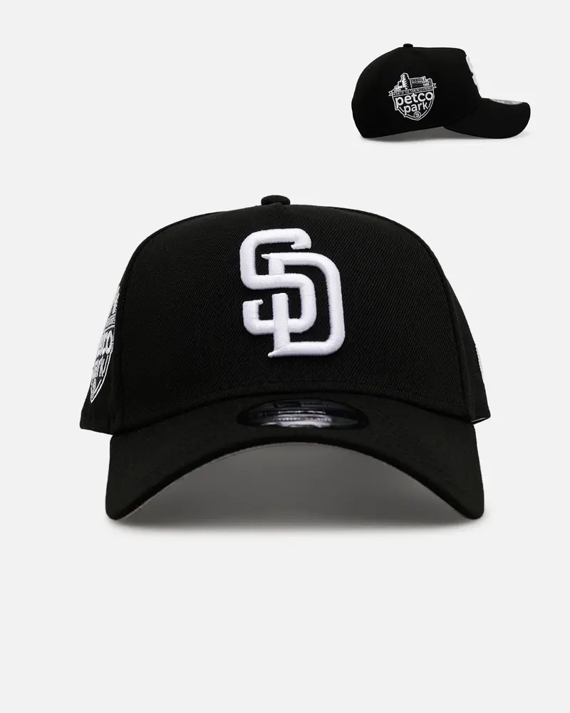 New Era San Diego Padres 'Black And White' 9Forty A-Frame Snapback Black/White 1