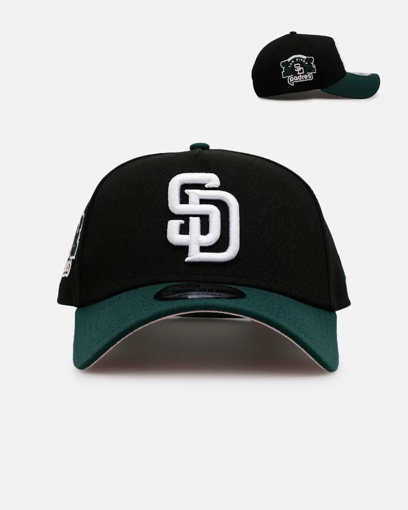 New Era San Diego Padres 'Black Dark Green' 9Forty A-Frame Snapback Black/Dark Green 1