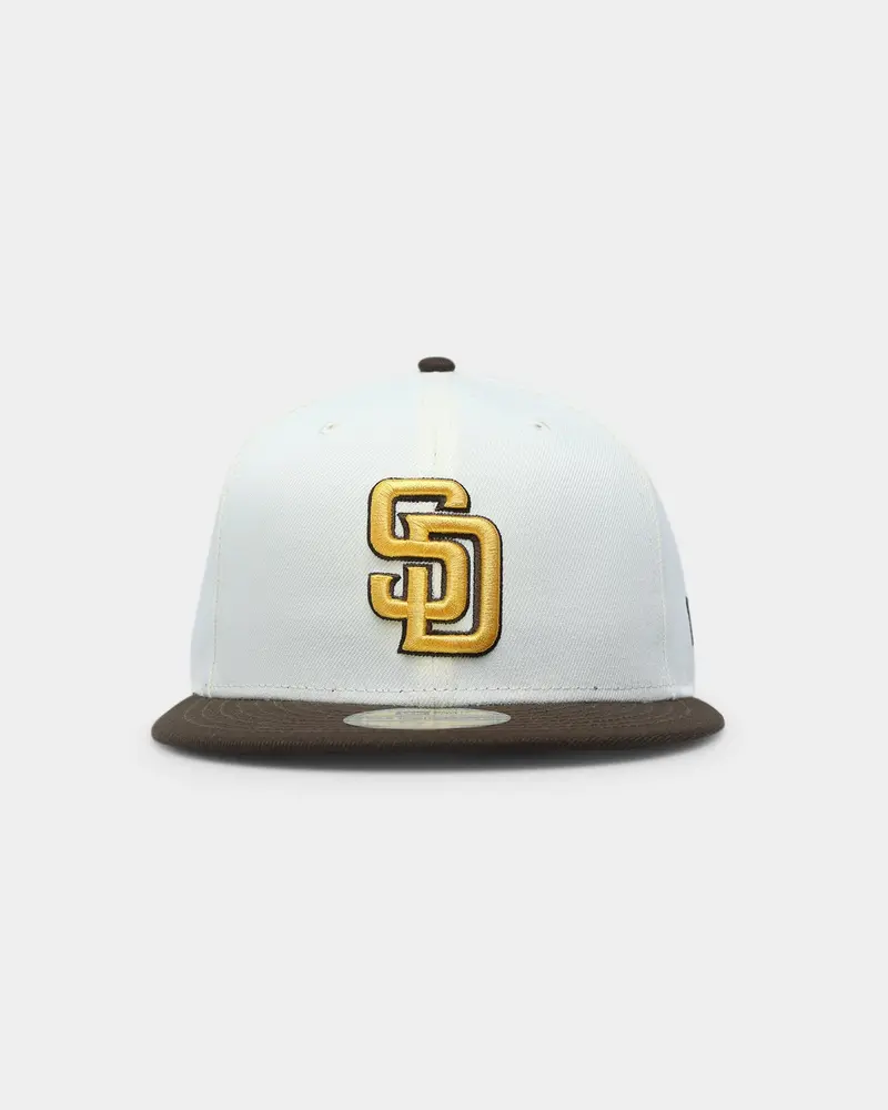 New Era San Diego Padres 'Cereal' 59Fifty Fitted Chrome White/Walnut 1