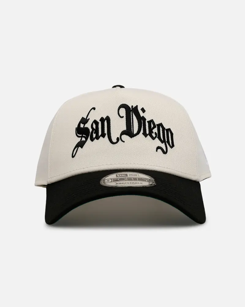 New Era San Diego Padres 'City Pack' 9Forty A-Frame Snapback Chrome/Black 1
