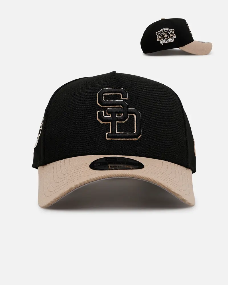 New Era San Diego Padres 'Desert Nights' 9Forty A-Frame Snapback Black/Camel 1