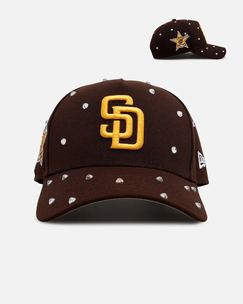 New Era San Diego Padres 'Embellishment' 9Forty A-Frame Snapback Brown 1