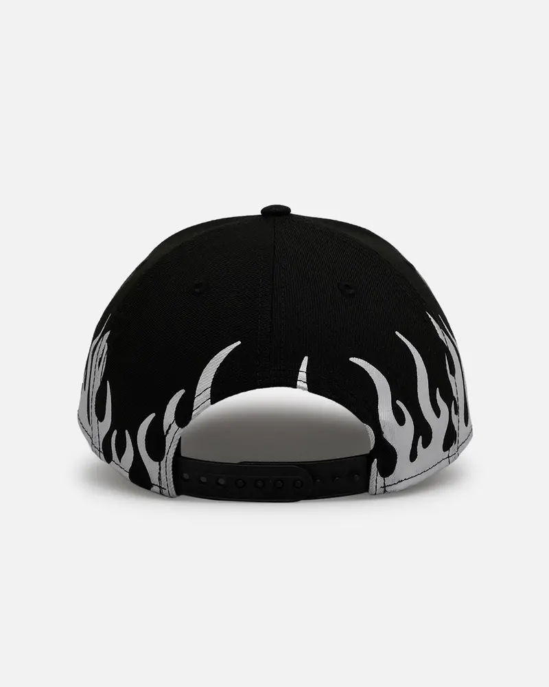 New Era San Diego Padres 'Metallic Flames' 9Forty A-Frame Snapback Black/Silver 2