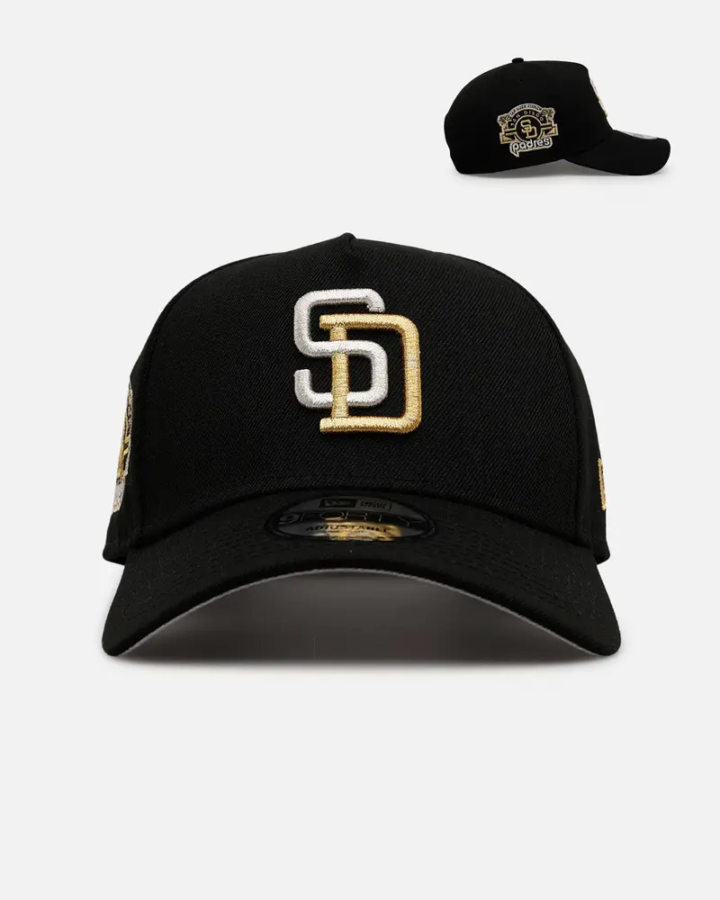 New Era San Diego Padres 'New Year's Eve' 9Forty A-Frame Snapback Gold/Silver 1