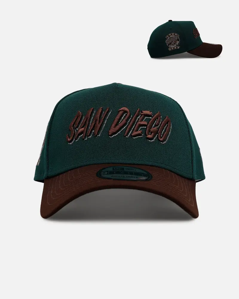 New Era San Diego Padres 'Rainforest' 9Forty A-Frame Snapback Green/Brown 1