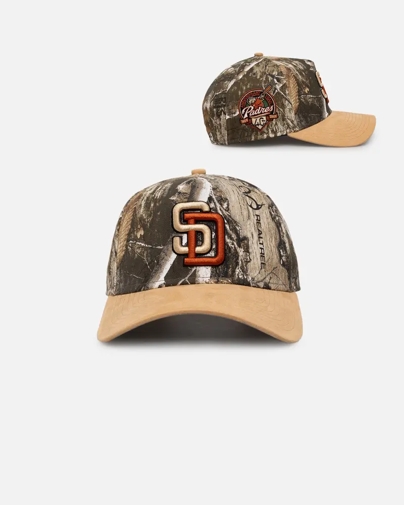 New Era San Diego Padres 'Real Tree Tan Suede' 9Forty A-Frame Snapback Real Tree 1