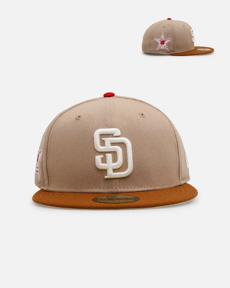 New Era San Diego Padres 'Root Beer Float' 59Fifty Fitted Camel 1