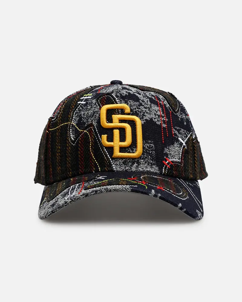 New Era San Diego Padres 'Running Stitch' 9Forty A-Frame Snapback Multi 1