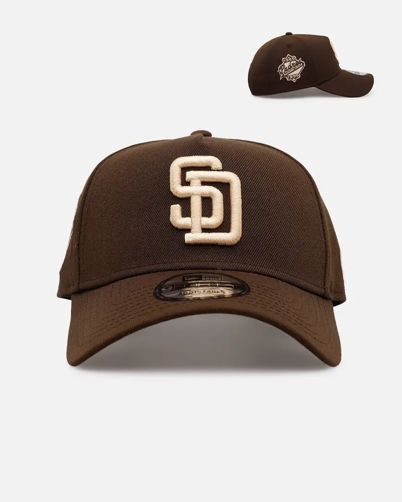 New Era San Diego Padres 'Stay Classy' 9Forty A-Frame Snapback Walnut 1