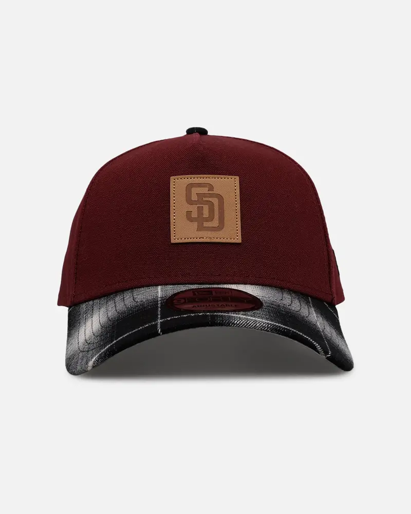 New Era San Diego Padres 'Workwear' 9Forty A-Frame Snapback Maroon 1