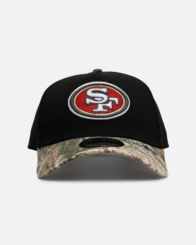 New Era San Francisco 49Ers 'Black Crown Realtree Visor' 9Forty A-Frame Snapback Realtree Edge/Black 1