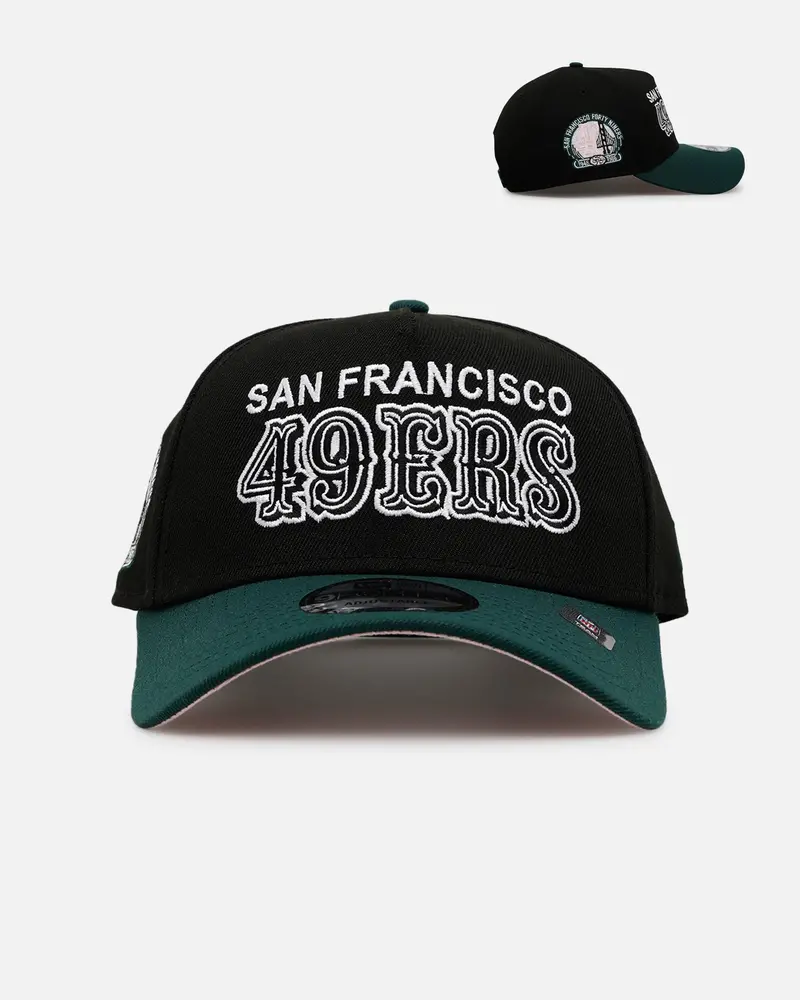 New Era San Francisco 49Ers 'Black Dark Green' 9Forty A-Frame Snapback Black/Dark Green 1