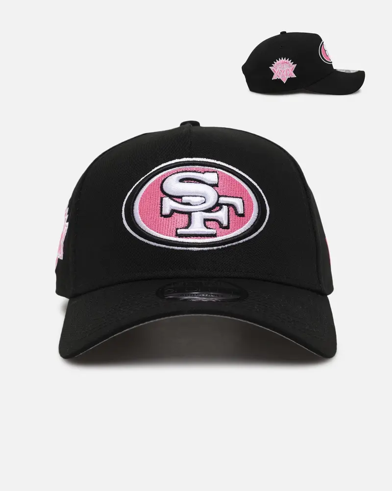 New Era San Francisco 49Ers 'Black Pink' 9Forty A-Frame Snapback Black/Pink 1