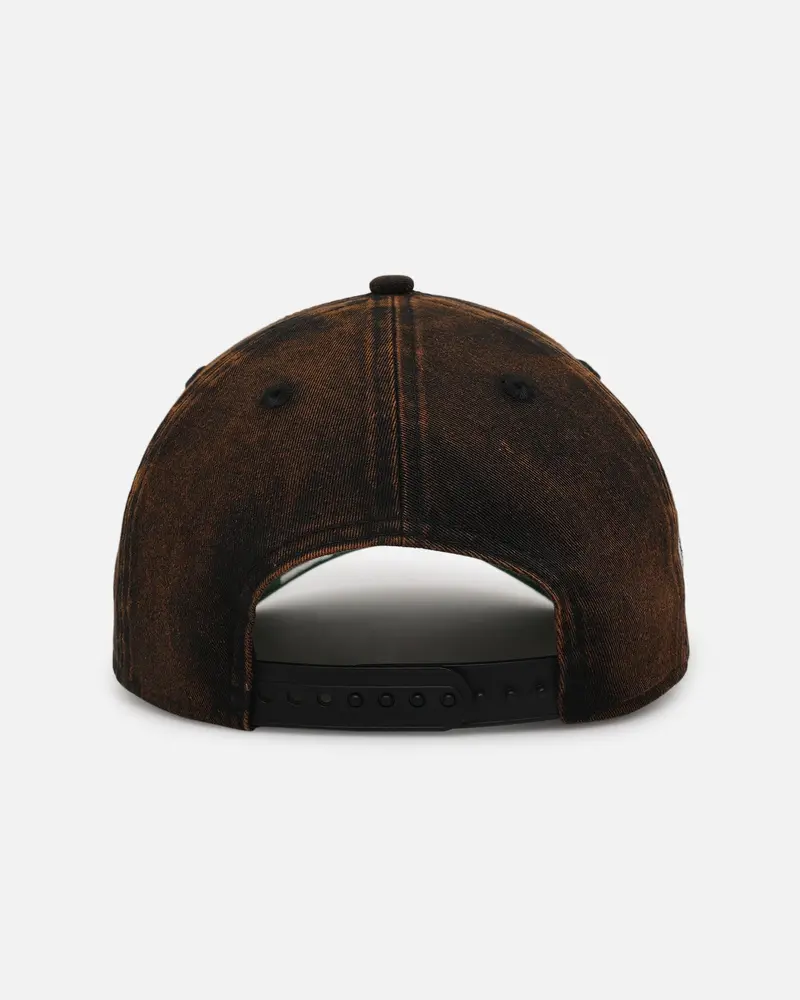 New Era San Francisco 49Ers 'Black Washed Official Team Color' 9Forty A-Frame Snapback Washed Black 2