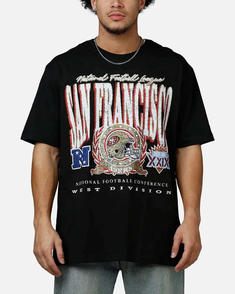 New Era San Francisco 49Ers Essentials Boxy T-Shirt Black 1