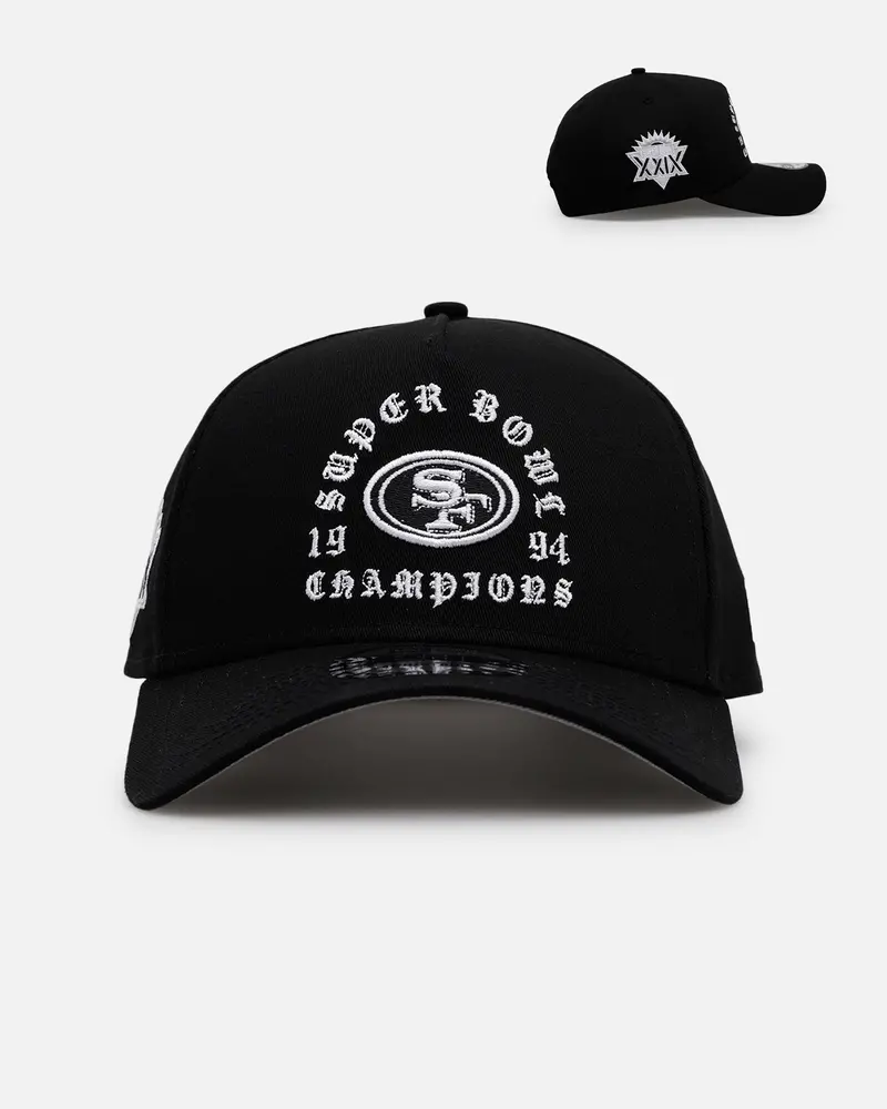 New Era San Francisco 49Ers 'Gothic Arch 2.0' 9Forty A-Frame Snapback Black/White 1