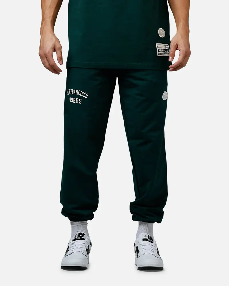 New Era San Francisco 49Ers Logo Select Sweat Pants Dark Green 1