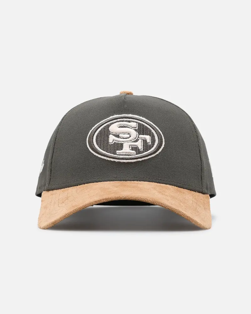 New Era San Francisco 49Ers 'Moss Canvas Wheat' 9Forty A-Frame Snapback Moss Canvas/Ivory 1