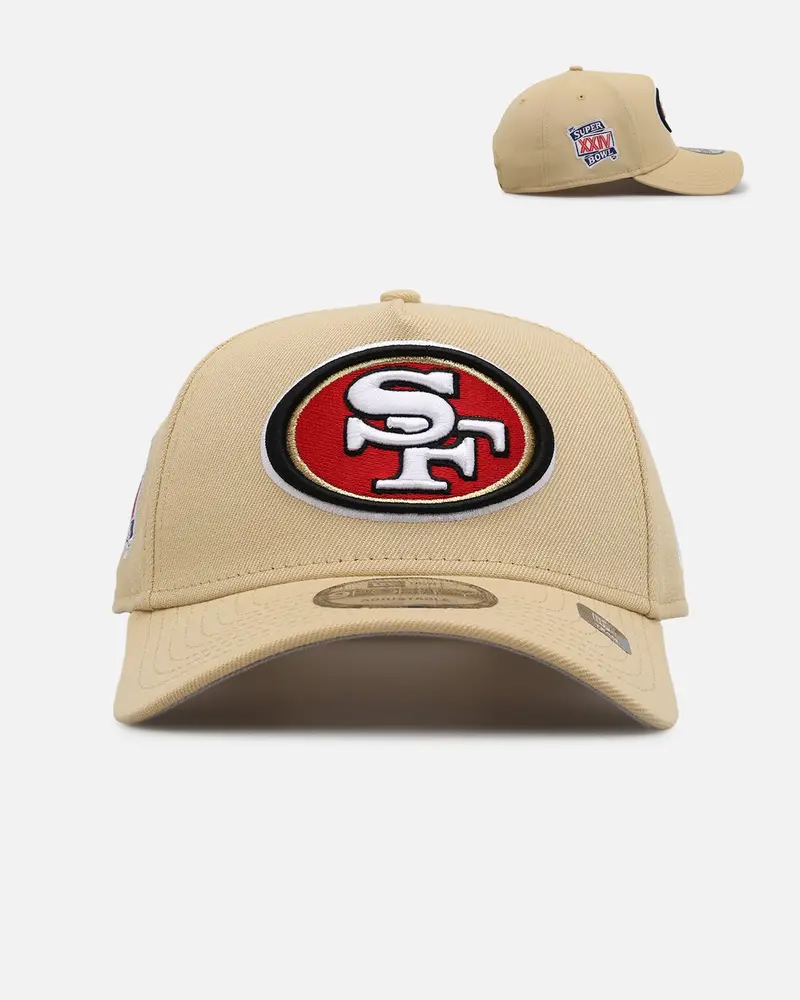 New Era San Francisco 49Ers 'Nfl Kickoff' 9Forty A-Frame Snapback Vegas Gold 1