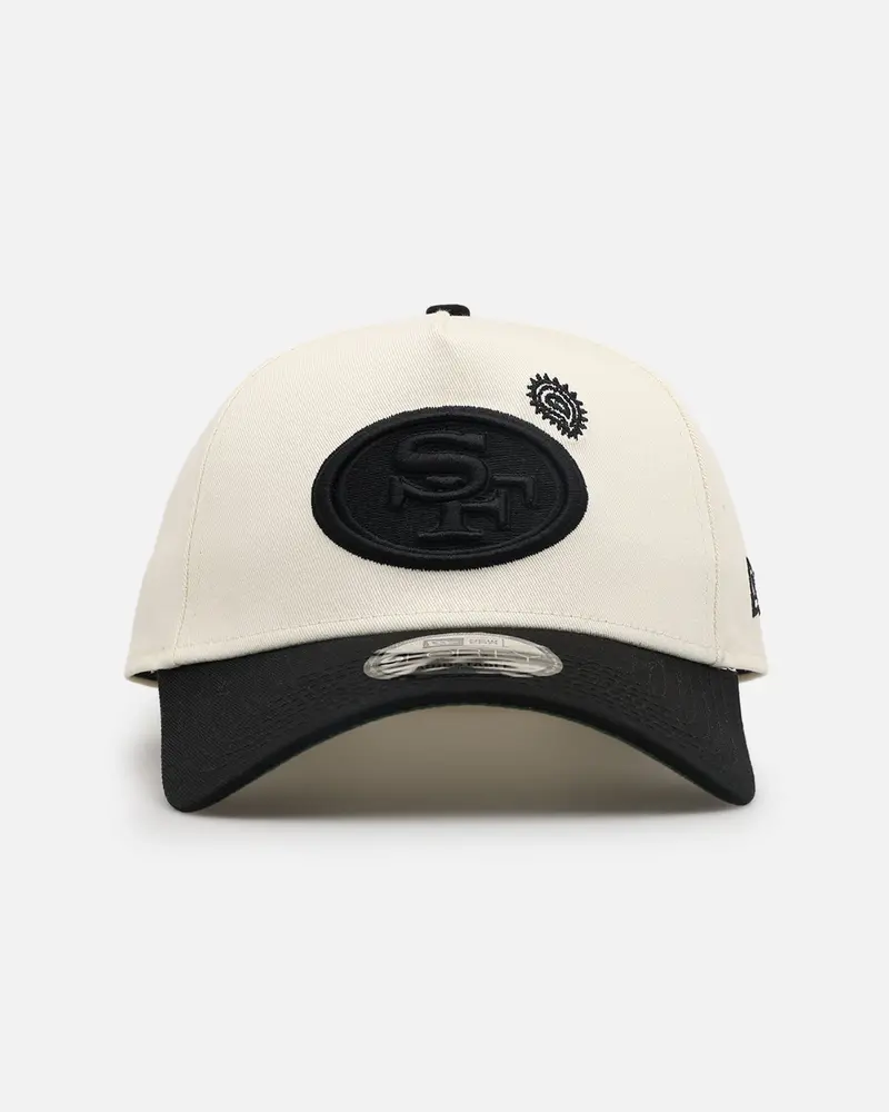 New Era San Francisco 49Ers 'Paisley Hit' 9Forty A-Frame Snapback Chrome White/Black 1
