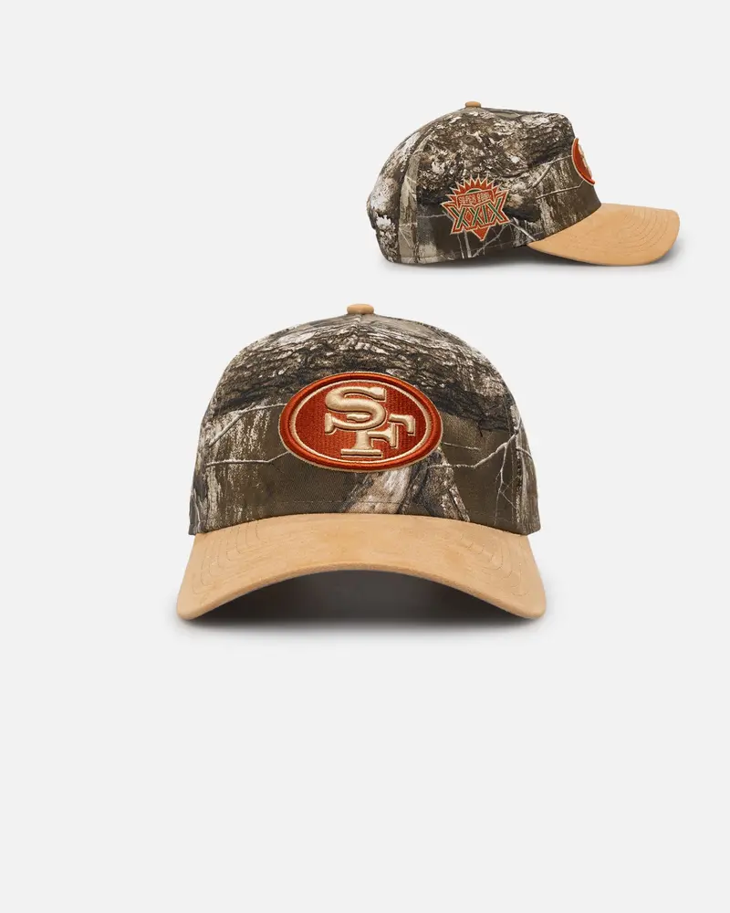 New Era San Francisco 49Ers 'Real Tree Tan Suede' 9Forty A-Frame Snapback Real Tree 1