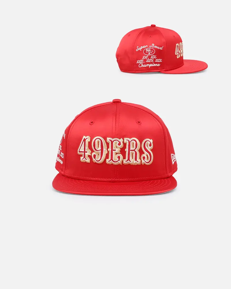 New Era San Francisco 49Ers 'Satin Script' 9Fifty Snapback Otc 1