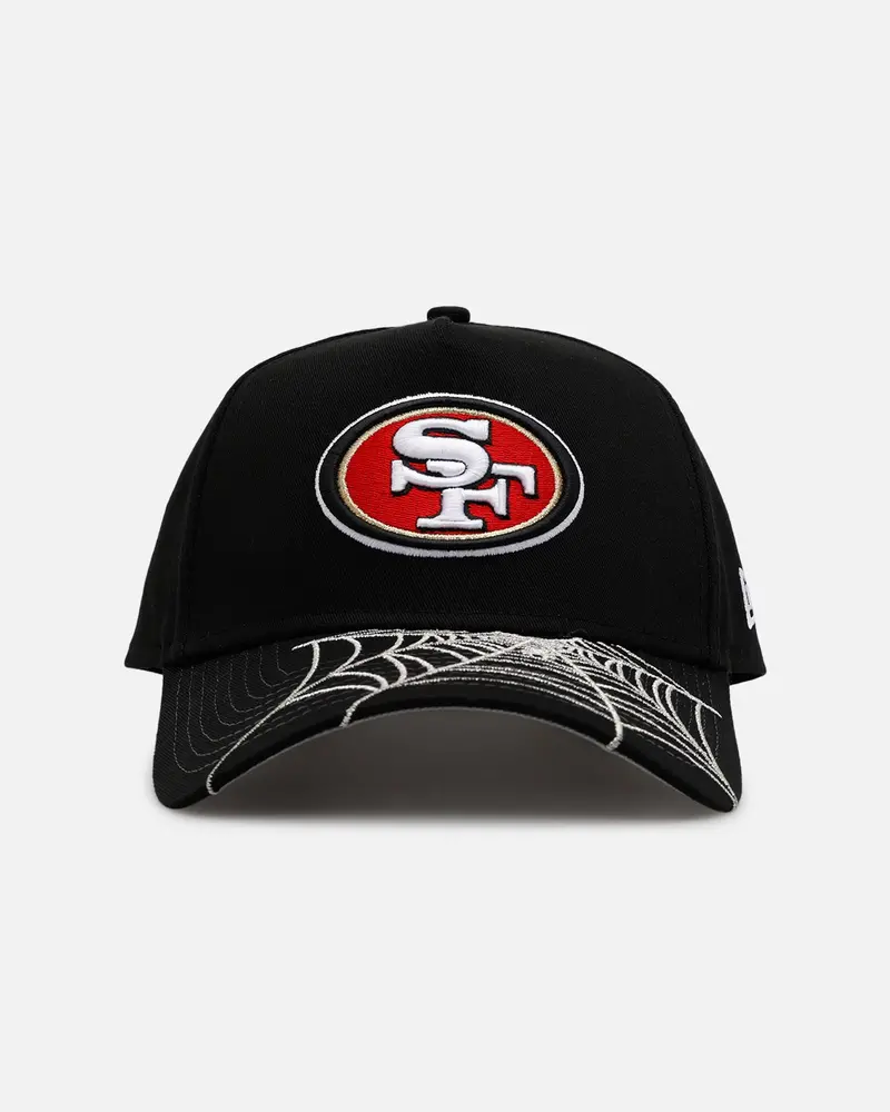 New Era San Francisco 49Ers 'Spider Web Visor' 9Forty A-Frame Snapback Black 1
