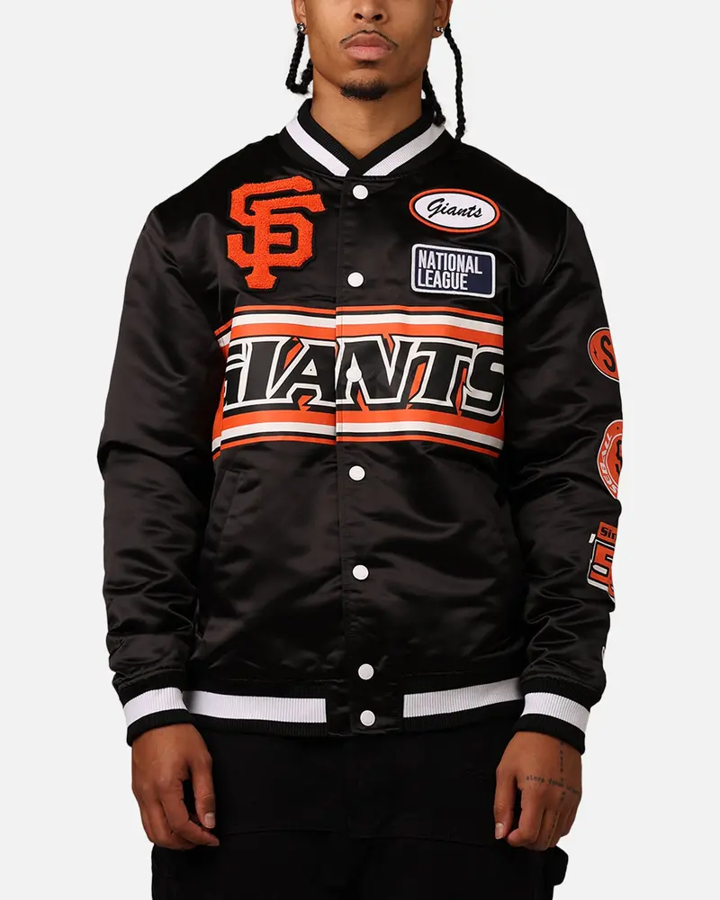 New Era San Francisco Giants 2024 Rally Drive Jacket Black/White 1