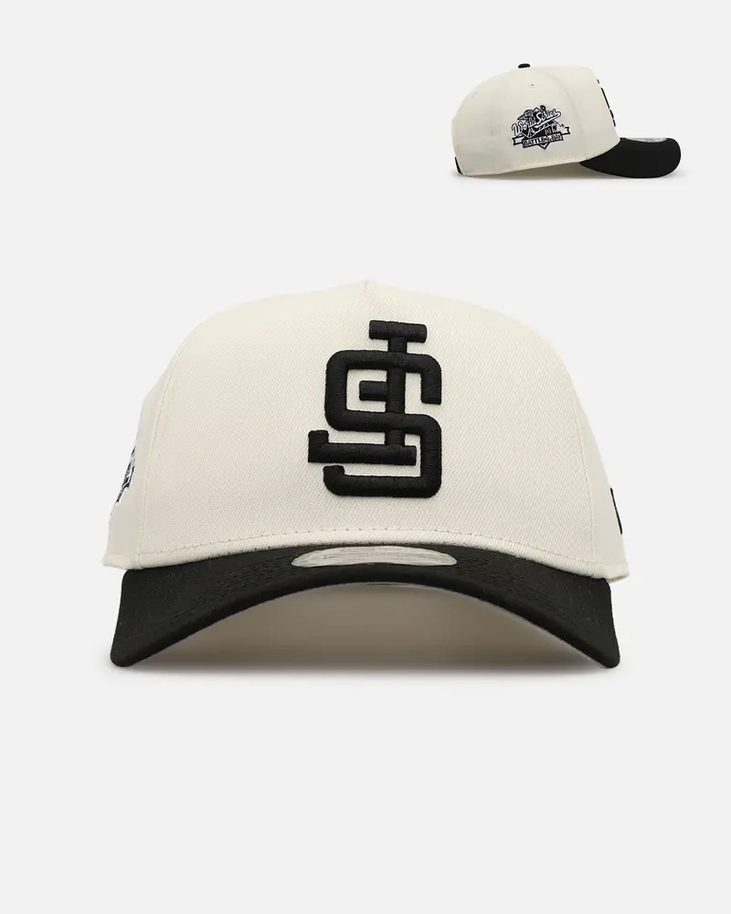 New Era San Francisco Giants 'Chrome Upside Down Logo' 9Forty A-Frame Snapback Chrome/Black 1