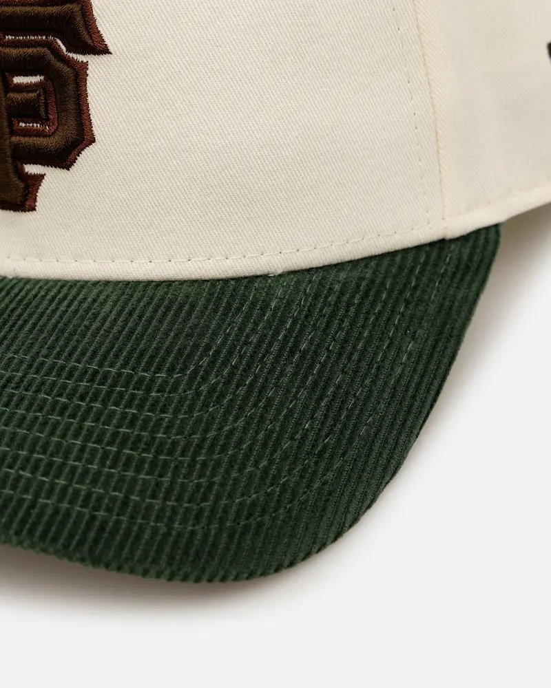 New Era San Francisco Giants 'Chrome White Green' Corduroy Visor 9Forty A-Frame Snapback Chrome 2