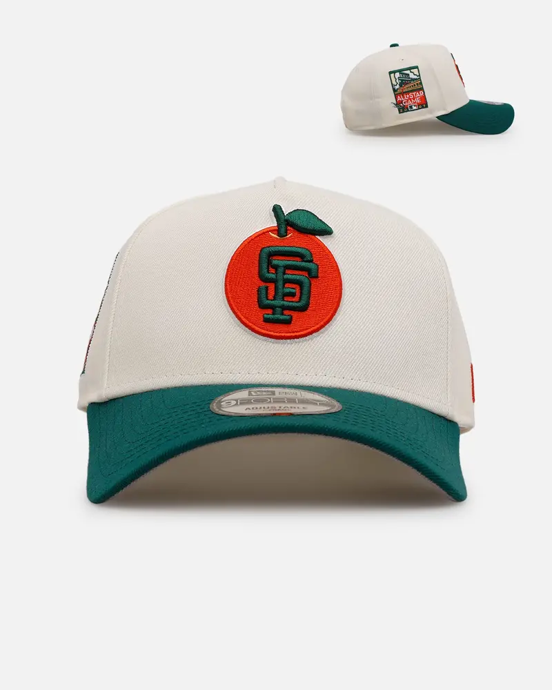New Era San Francisco Giants 'Citrus' 9Forty A-Frame Snapback Chrome/Green/Orange 1