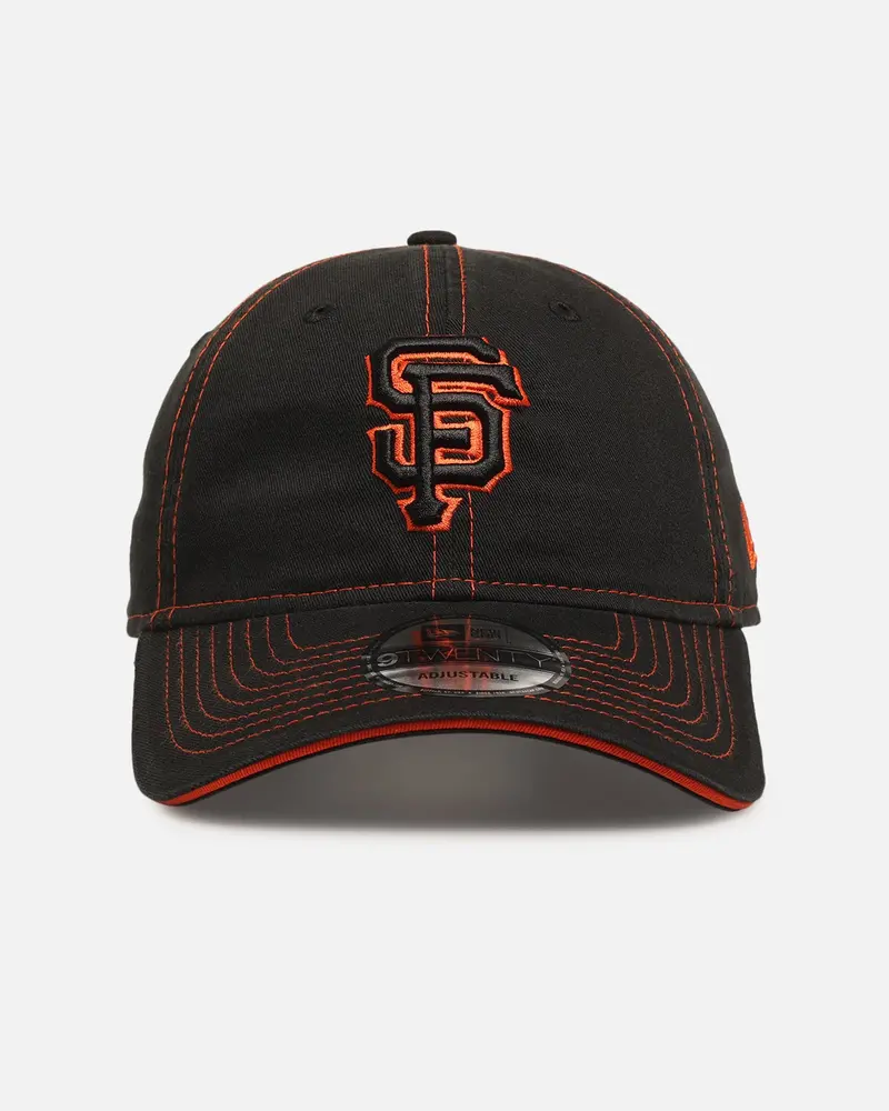 New Era San Francisco Giants 'Contrast Stitch' 9Twenty Strapback Official Team Colour 1