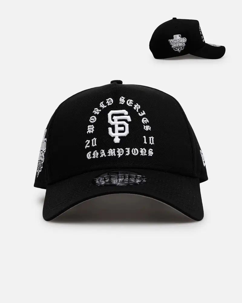 New Era San Francisco Giants 'Gothic Arch 2.0' 9Forty A-Frame Snapback Black/White 1