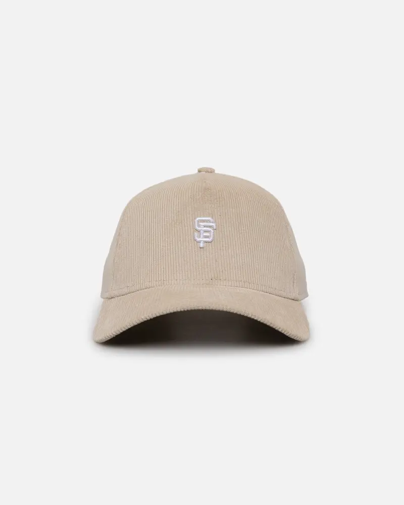 New Era San Francisco Giants 'Micro Cord Cream' 9Forty A-Frame Snapback Cream/White 1