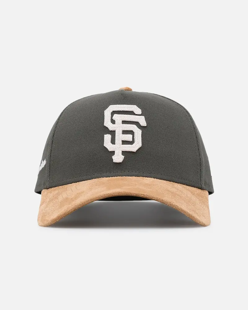 New Era San Francisco Giants 'Moss Canvas Wheat' 9Forty A-Frame Snapback Moss Canvas/Ivory 1