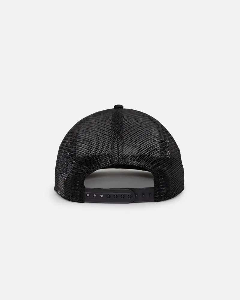 New Era San Francisco Giants 'Puff Print' Pre-Curved Golfer Trucker Snapback Black 2