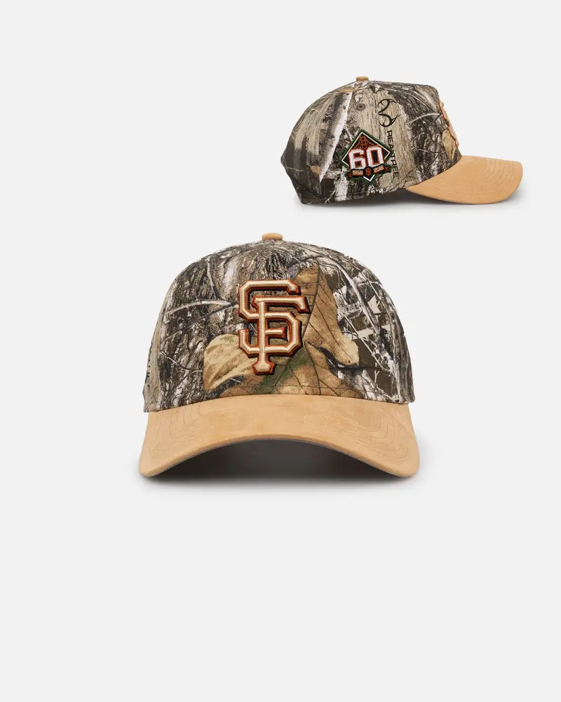 New Era San Francisco Giants 'Real Tree Tan Suede' 9Forty A-Frame Snapback Real Tree 1