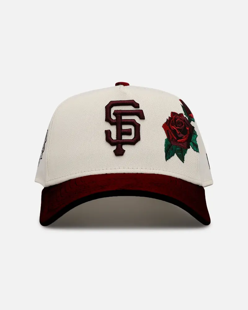 New Era San Francisco Giants 'Velvet Roses' 9Forty A-Frame Snapback Chrome 1