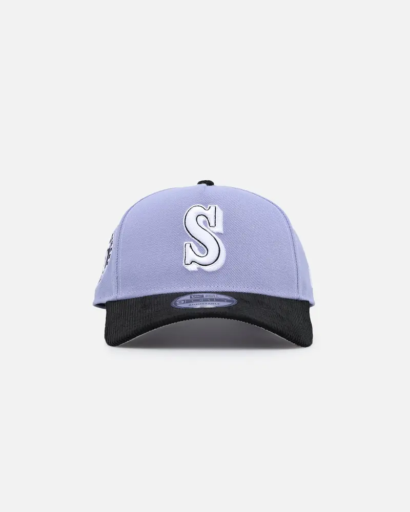 New Era Seattle Mariners 9Forty A-Frame Snapback Lavender/Black 1
