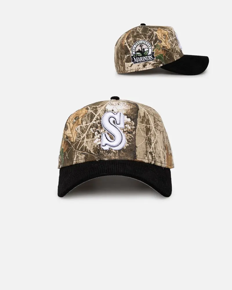 New Era Seattle Mariners 'Stealth Edge' 9Forty A-Frame Snapback Realtree Edge 1