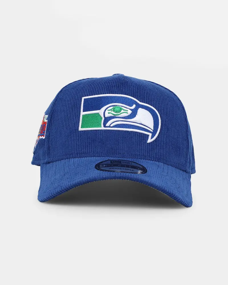 New Era Seattle Seahawks 'Nfl Season Kick Off' Corduroy 9Forty A-Frame Snapback Blue/Otc 1