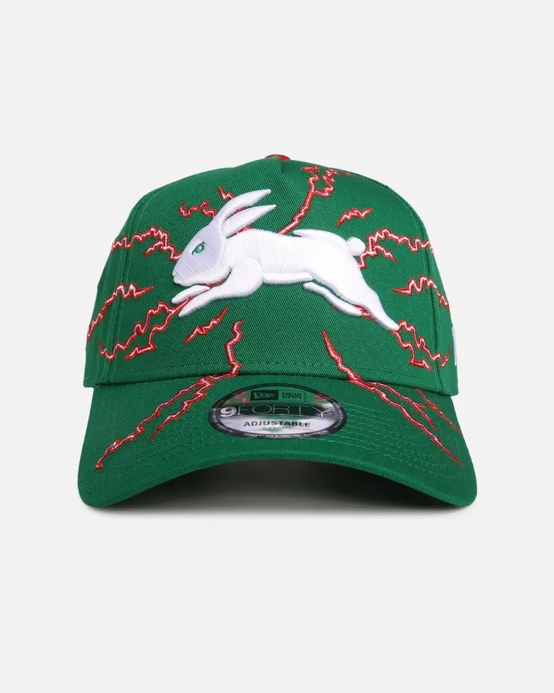 New Era South Sydney Rabbitohs 'Nrl Electric' 9Forty A-Frame Snapback Official Team Colour 1