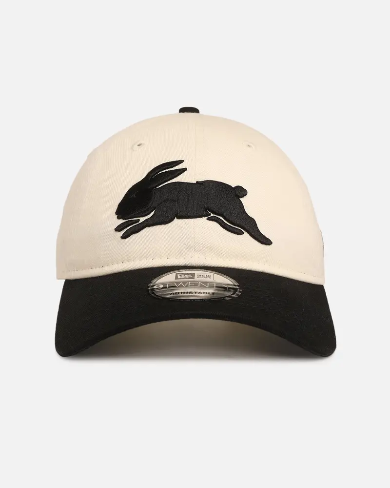 New Era South Sydney Rabbitohs 'Nrl Two Tone' 9Twenty Strapback Chrome White/Black 1