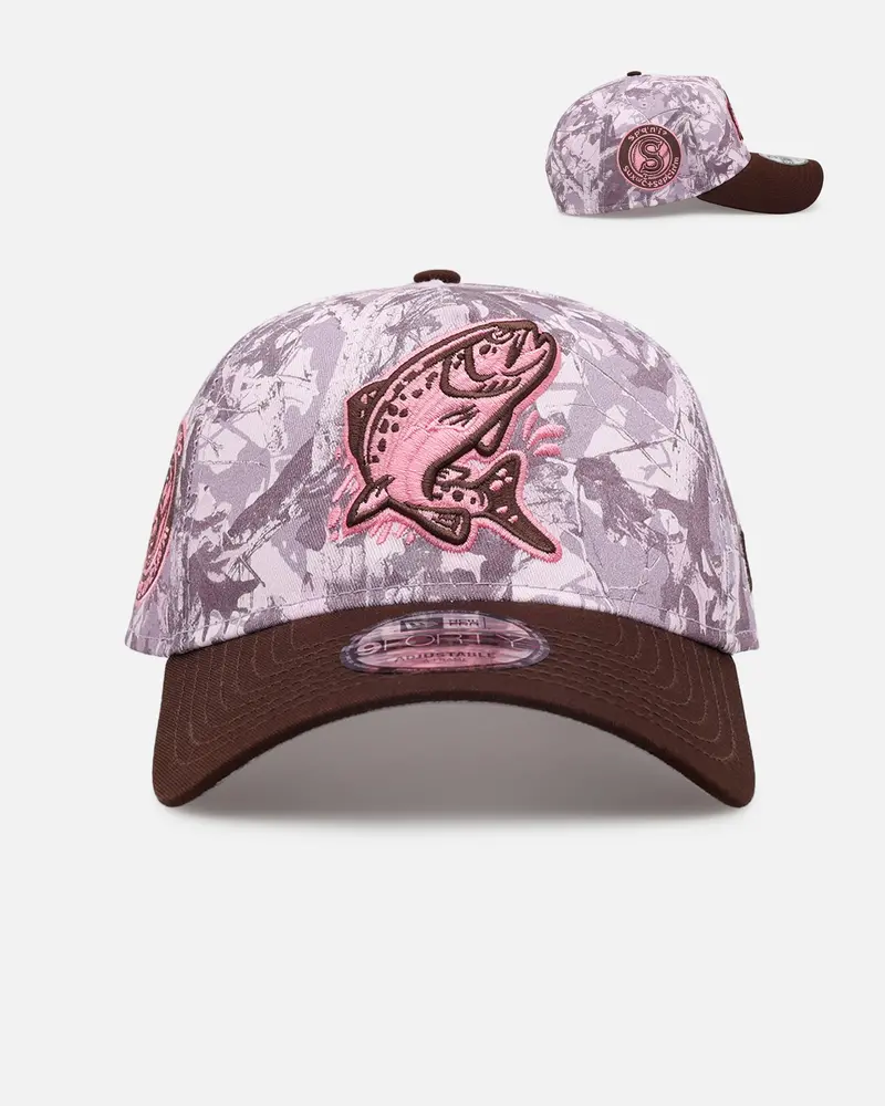New Era Spokane Indians 'Pink Tree Camo' 9Forty A-Frame Snapback Pink 1