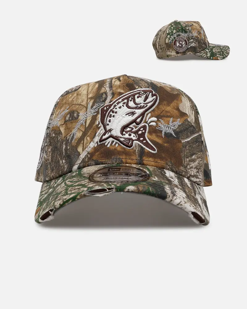 New Era Spokane Indians 'Realtree Grit 3.0' 9Forty A-Frame Snapback Realtree Edge 1