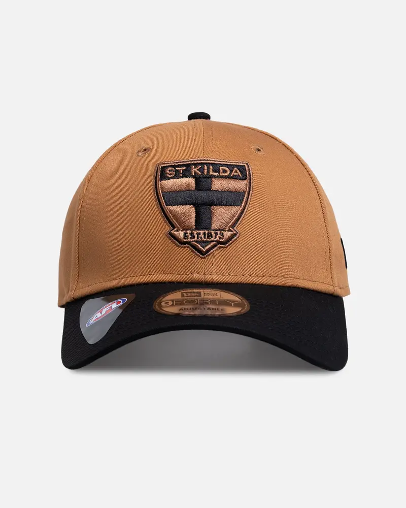 New Era St Kilda Saints 'Afl 2026' 9Forty Strapback Med Beige 1