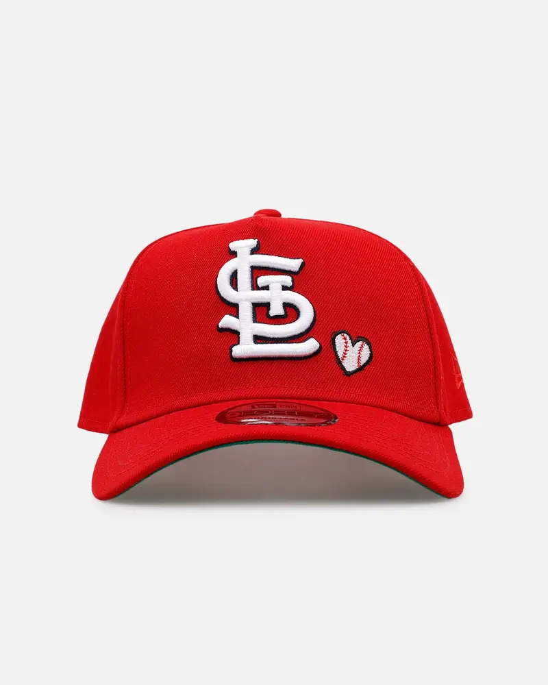 New Era St. Louis Cardinals 'Baseball Hearts' 9Forty A-Frame Snapback Official Team Color 1